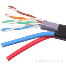 전원 2x0.75mm CCA가 있는 UTP FTP cat5 CAT5e